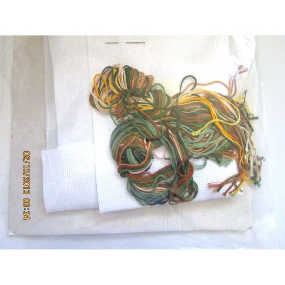 Cross Stitch Kit Designs for the Needle-Corner Critters Sitters #8103 Slum. Bear - Picture 6 of 6